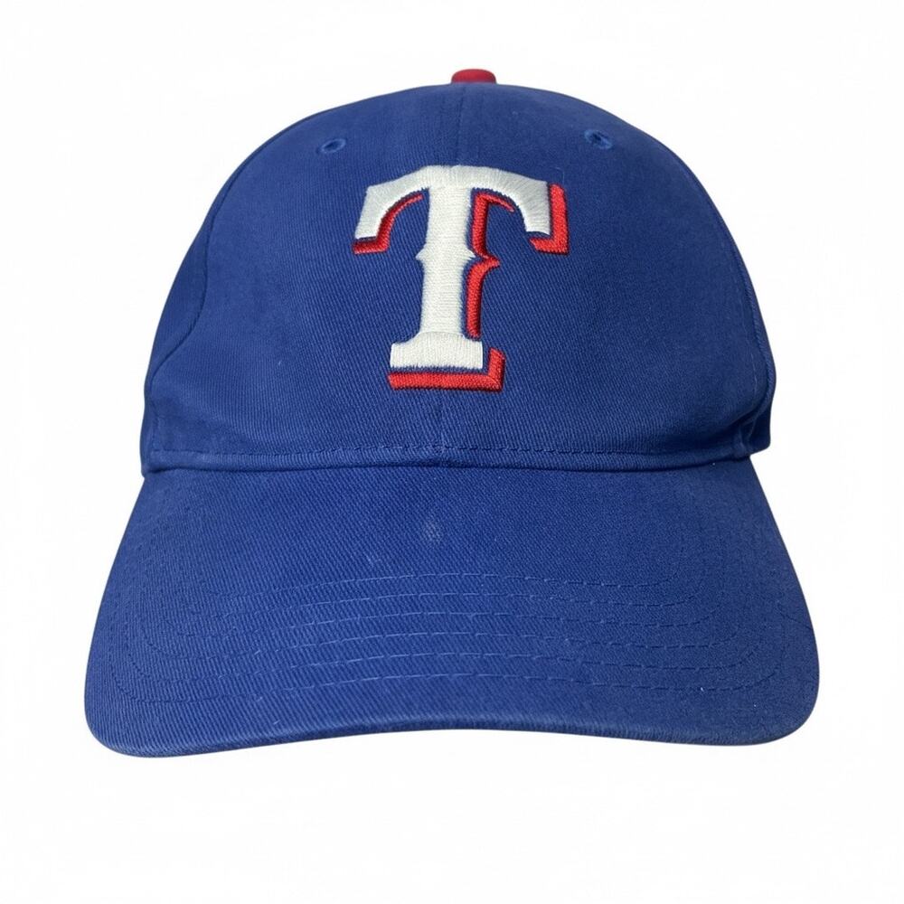 Texas Rangers MLB Blue Adjustable Hat Genuine Merchandise Fan Oriented Cap